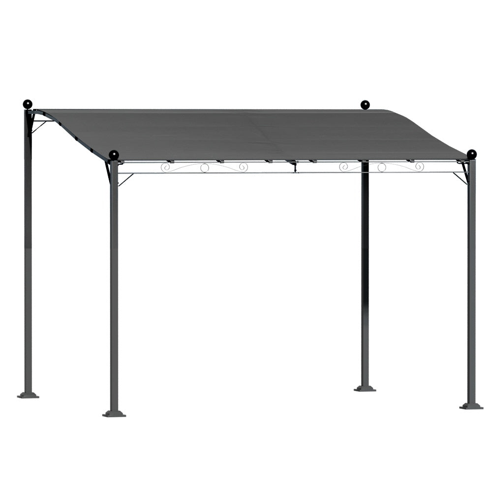 Canopies & Gazebos: Instahut Gazebo Marquee 3m Outdoor Event Wedding Tent Camping Party Shade Iron Art Canopy Grey