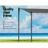 Instahut Gazebo Marquee 3m Outdoor Event Wedding Tent Camping Party Shade Iron Art Canopy Grey