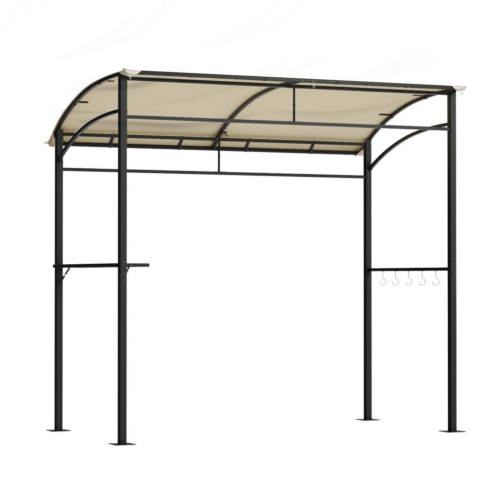 Canopies & Gazebos: Instahut Gazebo Outdoor BBQ Grill Patio Garden Marquee Shade Shelter Shelf Hooks Beige