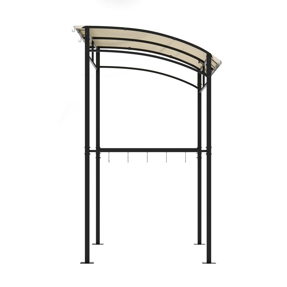 Canopies & Gazebos: Instahut Gazebo Outdoor BBQ Grill Patio Garden Marquee Shade Shelter Shelf Hooks Beige