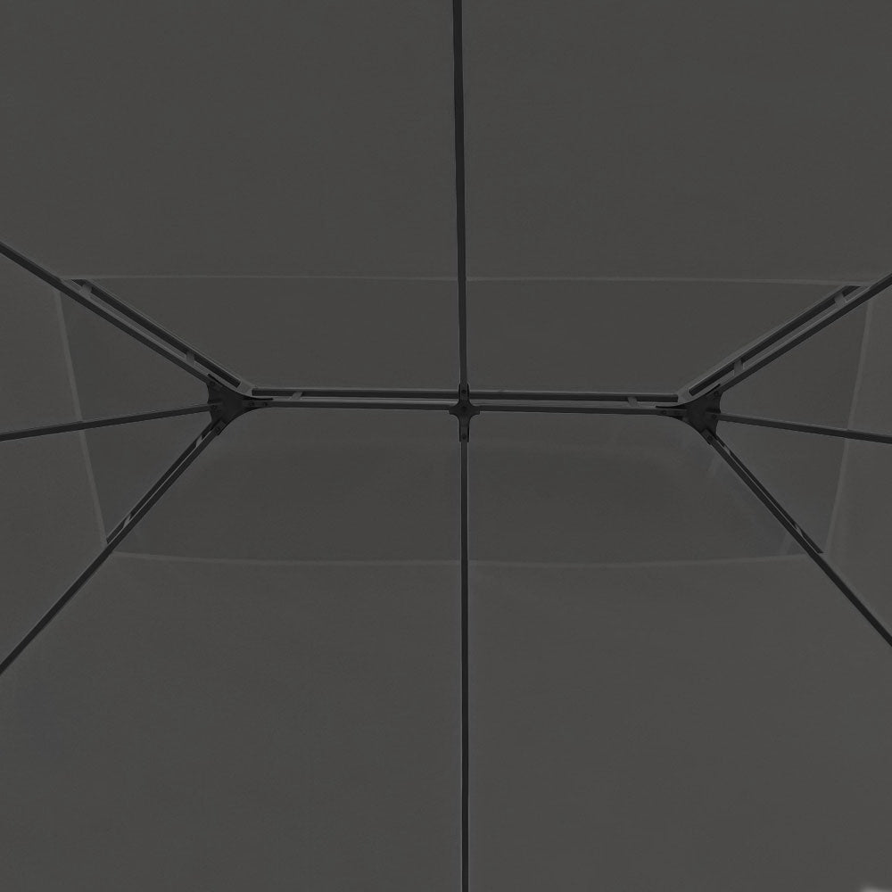 Canopies & Gazebos: Instahut Gazebo 4x3m Marquee Outdoor Wedding Party Event Tent Home Iron Art Shade Grey