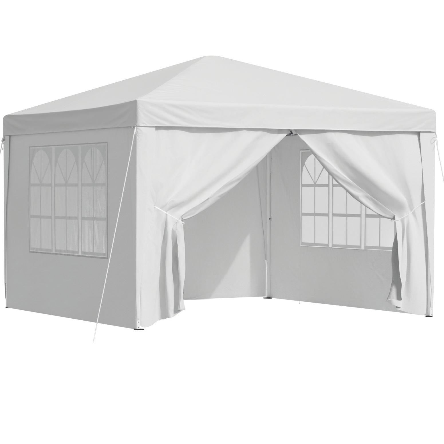 Canopies & Gazebos: Instahut Gazebo 3x3 Pop Up Marquee Folding Tent Wedding Gazebos Camping Outdoor Canopy White