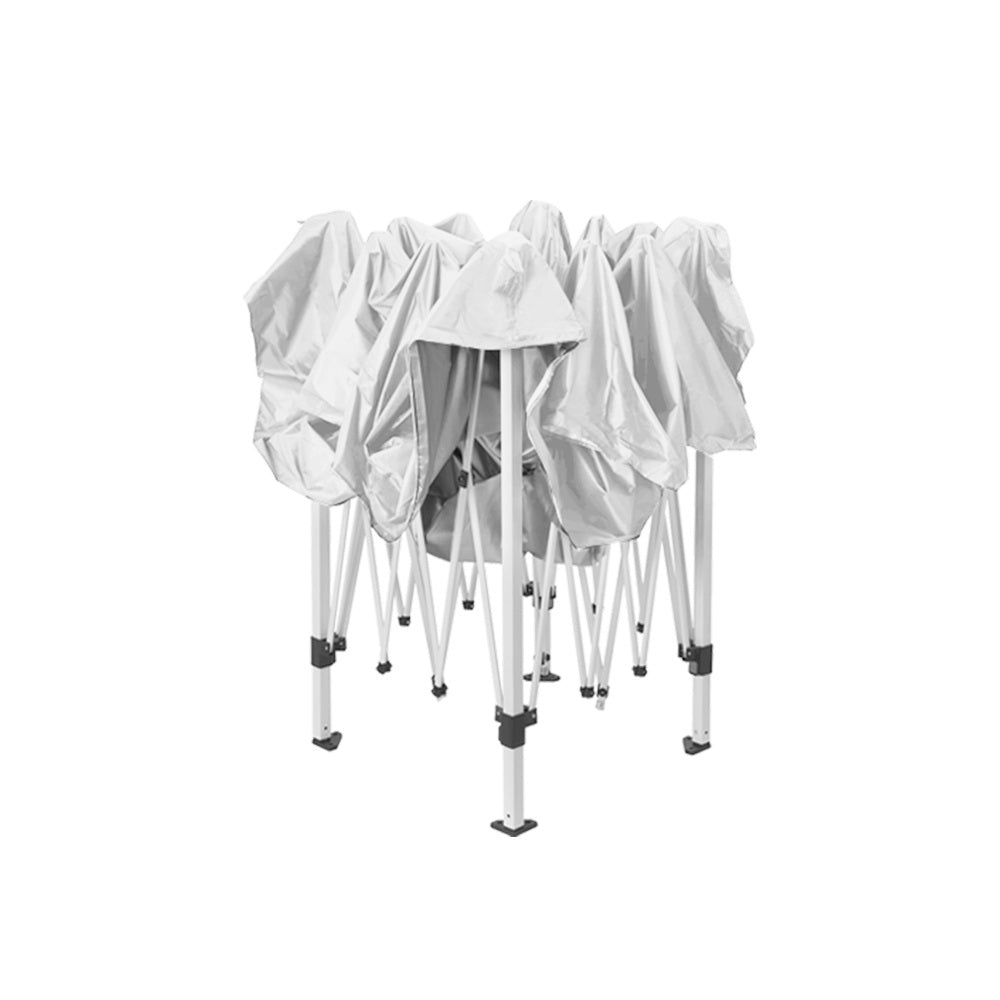 Canopies & Gazebos: Instahut Gazebo Pop Up Marquee 3x3m Wedding Party Outdoor Camping Tent Canopy Shade Mesh Wall White