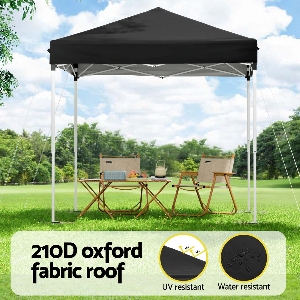 Canopies & Gazebos: Instahut Gazebo 2x2m Outdoor Patio Garden Marquee Shade Black