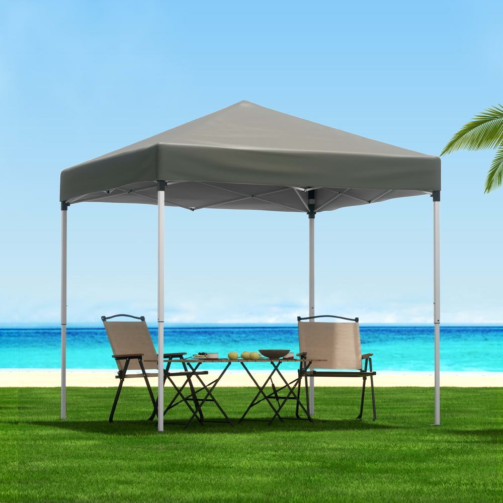 Canopies & Gazebos: Instahut Gazebo 2x2m Outdoor Patio Garden Marquee Shade Grey