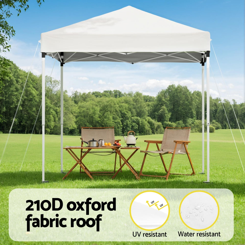 Canopies & Gazebos: Instahut Gazebo 2x2m Outdoor Patio Garden Marquee Shade White