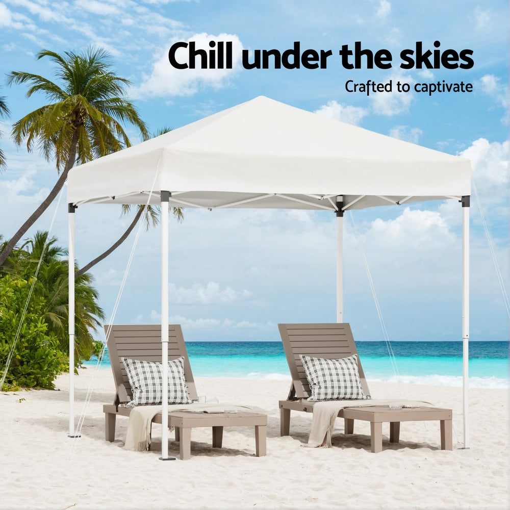 Canopies & Gazebos: Instahut Gazebo 2x2m Outdoor Patio Garden Marquee Shade White