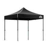 Instahut Gazebo Pop Up Marquee 3x3m Folding Tent Wedding Outdoor Camping Canopy Gazebos Shade Black