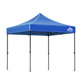 Instahut Gazebo Pop Up Marquee 3x3 Folding Tent Outdoor Camping 500D Oxford Blue