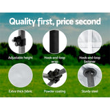 Instahut Gazebo Pop Up 3x3m w/Base Podx4 Marquee Folding Outdoor Wedding Camping Tent Shade Canopy White