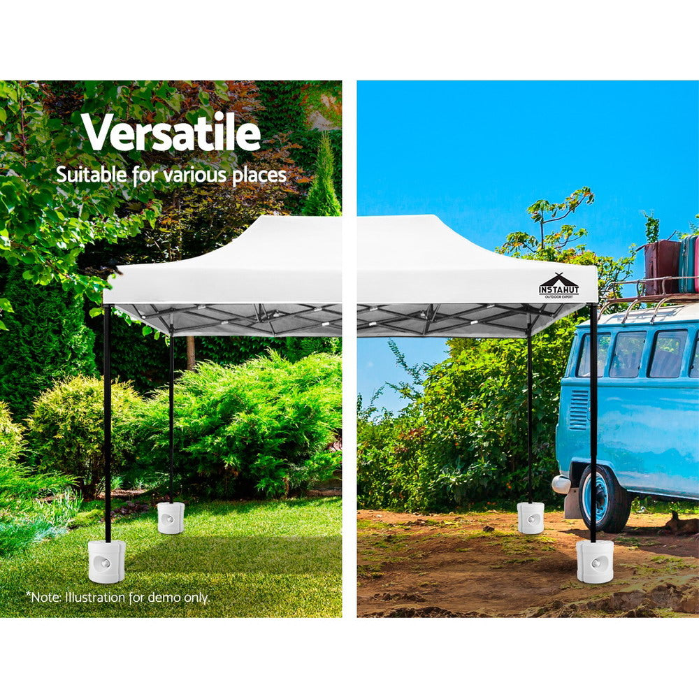 Canopies & Gazebos: Instahut Gazebo Base Pod Kit Pop Up Marquee Set Outdoor Wedding Tent Canopy Leg 4 pcs