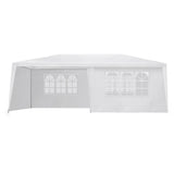 Instahut Gazebo 3x6m Marquee Wedding Party Tent Outdoor Camping Side Wall Canopy 6 Panel White