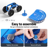 Kid's Tables, Chairs & Seats: Gardeon Garden Seat 360 Swivel Rolling Adjustable Height Work Scooter Cart Wheels Heavy Duty 150kg