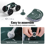 Kid's Tables, Chairs & Seats: Gardeon Garden Seat 360 Swivel Rolling Adjustable Height Work Scooter Cart Wheels Heavy Duty 150kg