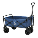 Spreaders & Wheelbarrows: Gardeon Garden Cart Folding 120kg Trolley Camping Wagon Barrow Outdoor Beach