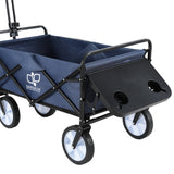 Drinkware: Gardeon Garden Cart with Cup Holders Blue