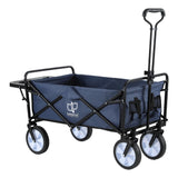 Drinkware: Gardeon Garden Cart with Cup Holders Blue