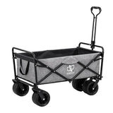 Outdoor Storage Boxes: Gardeon Garden Cart with Cargo Net Grey