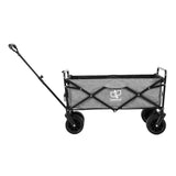 Outdoor Storage Boxes: Gardeon Garden Cart with Cargo Net Grey