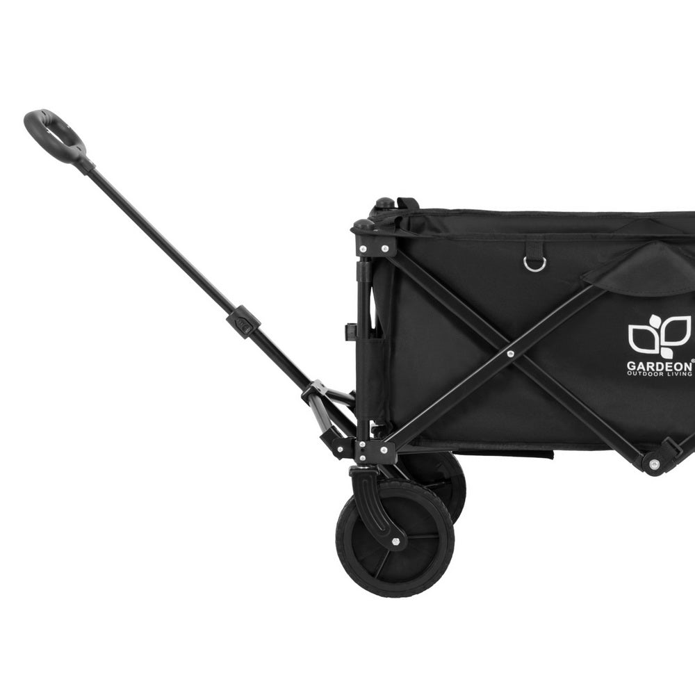 Kitchen & Dining Trolleys: Gardeon Garden Cart with Opening Rear Black