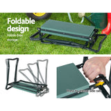 Outdoor Benches: Gardeon Garden Kneeler 3-in-1 Padded Seat Stool Outdoor Bench Knee Pad Foldable