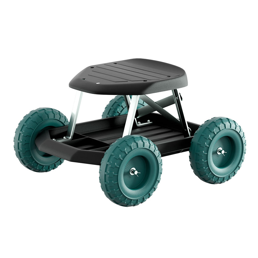 Kid's Tables, Chairs & Seats: Gardeon Garden Cart Rolling Stool with Wheels Gardening Helper Seat Farm Yard