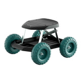 Kid's Tables, Chairs & Seats: Gardeon Garden Cart Rolling Stool with Wheels Gardening Helper Seat Farm Yard