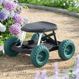 Kid's Tables, Chairs & Seats: Gardeon Garden Cart Rolling Stool with Wheels Gardening Helper Seat Farm Yard
