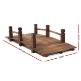 Garden Ornaments: Gardeon Garden Decor Outdoor Ornament Wooden Bridge 160cm