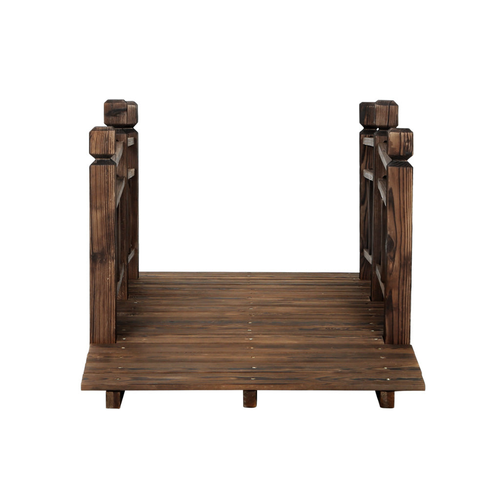 Garden Ornaments: Gardeon Garden Decor Outdoor Ornament Wooden Bridge 150cm
