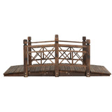 Garden Ornaments: Gardeon Garden Decor Outdoor Ornament Wooden Bridge 150cm