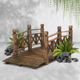 Garden Ornaments: Gardeon Garden Decor Outdoor Ornament Wooden Bridge 150cm