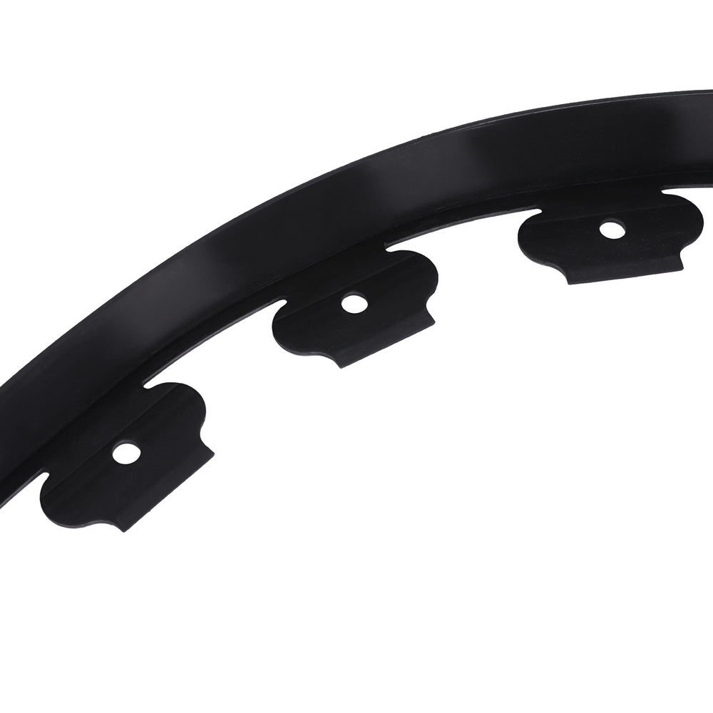Greenhouses & Accessories: Green Fingers Garden Edging 5CM x 10M Border Support Landscape Edge Black X5