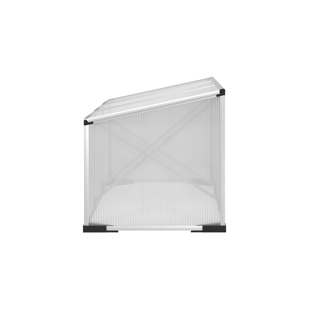 Greenhouses & Accessories: Green Fingers Greenhouse 180x50x50CM Cold Frame Plant Grow Aluminium Polycarbonate Green House