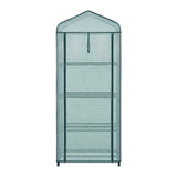 Greenhouses & Accessories: Green Fingers Greenhouse 4 Tiers Mini Green House Garden Bed 1.6x0.7x0.5M