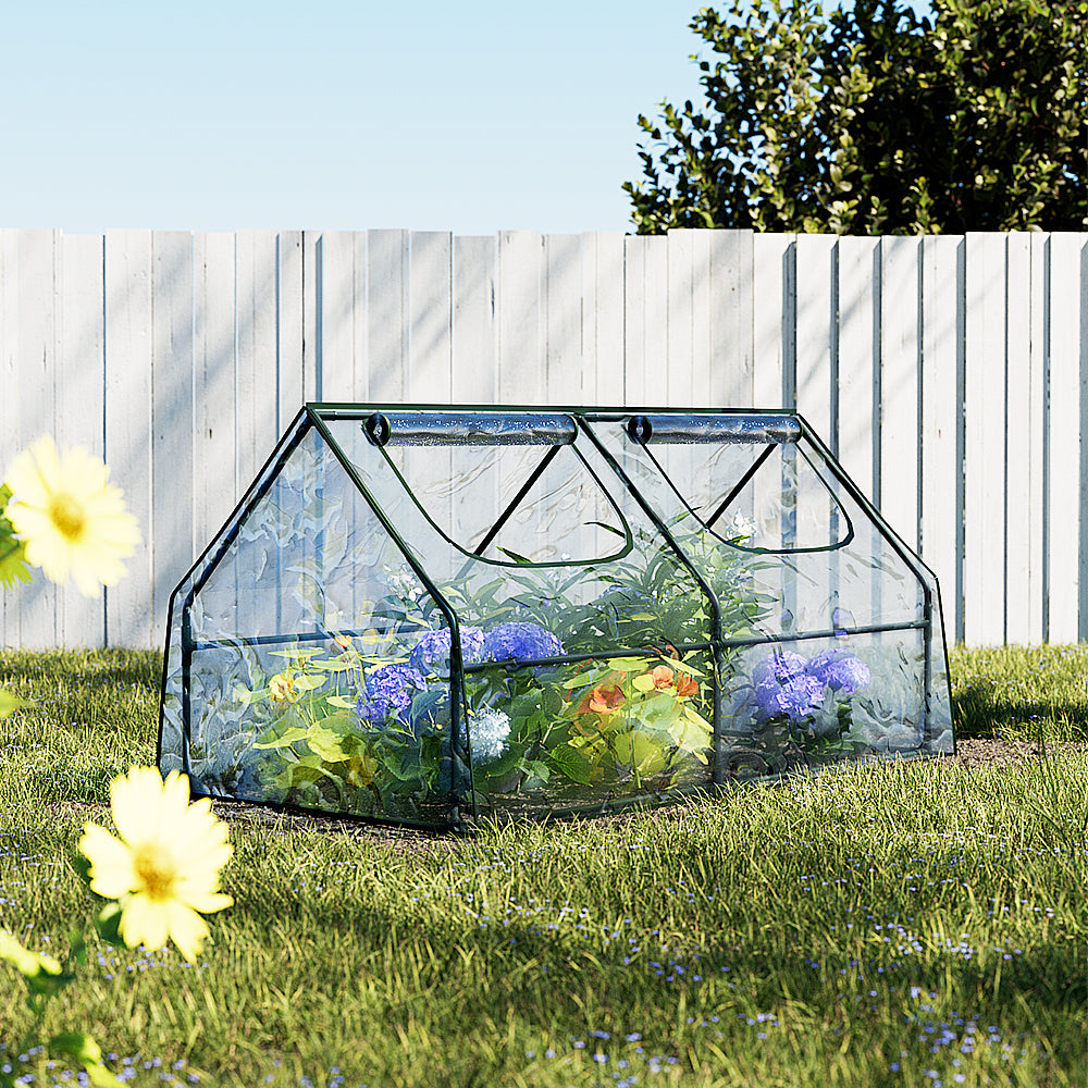 Greenhouses & Accessories: Greenfingers Greenhouse 1.8x0.9x0.9M Mini Green House Raised Garden Bed Planter Box