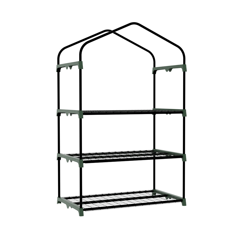 Greenhouses & Accessories: Greenfingers Greenhouse 3 Tiers Mini Green House Garden Bed Planter Box 1.28x0.7x0.5M