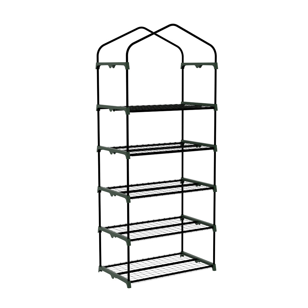 Greenhouses & Accessories: Greenfingers Greenhouse 5 Tiers Mini Green House Garden Bed Planter Box 1.9x0.7x0.5M