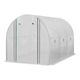 Greenhouses & Accessories: Green Fingers Greenhouse 3x2x2M Walk in Green House White