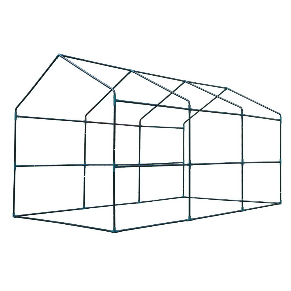 Greenhouses & Accessories: Green Fingers Greenhouse 3.5x2x2M Walk in Green House Tunnel Plant Garden Shed