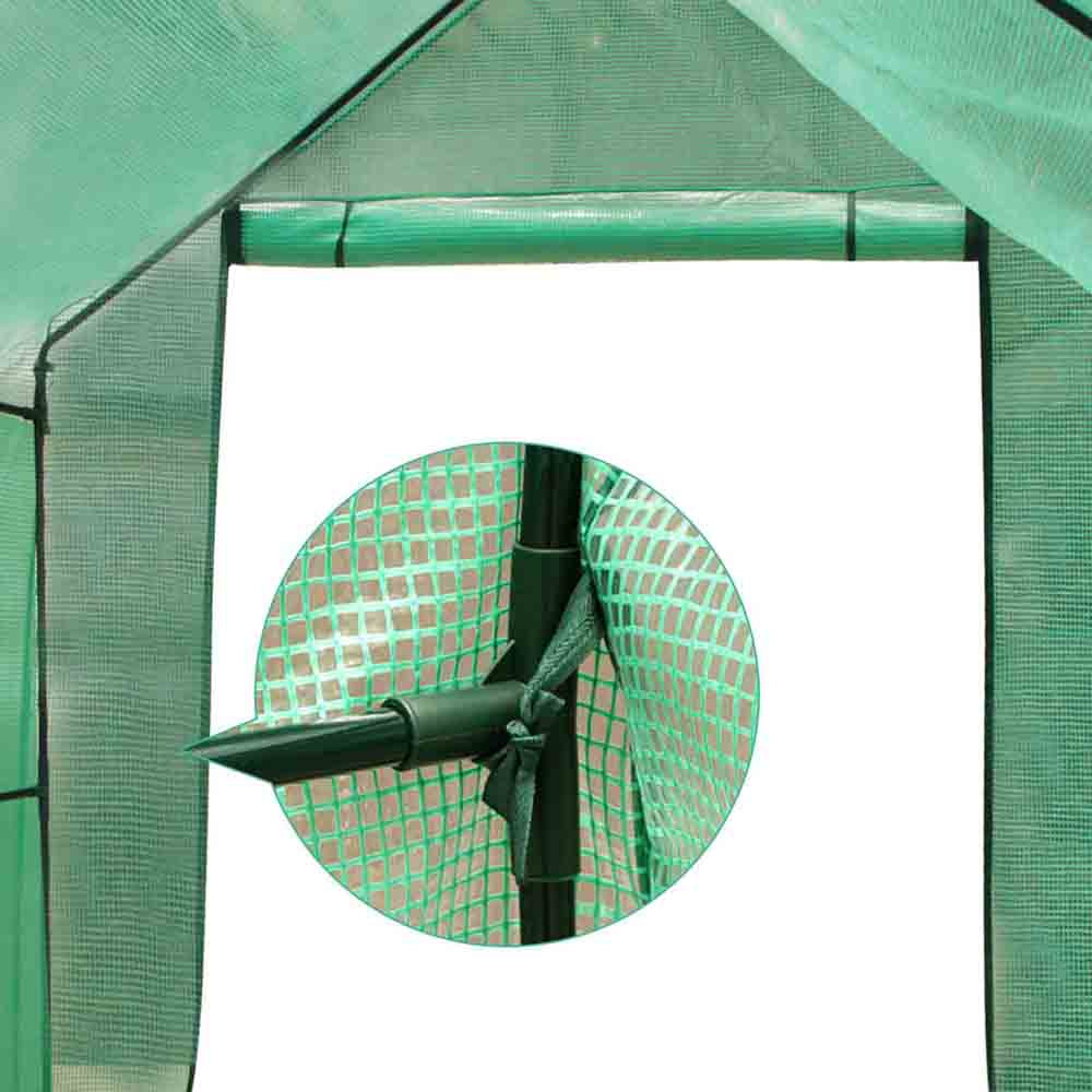 Greenhouses & Accessories: Green Fingers Greenhouse 3.5x2x2M Walk in Green House Tunnel Plant Garden Shed