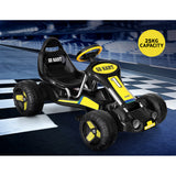 Ride On Cars: Rigo Kids Pedal Go Kart Ride On Toys Racing Car Plastic Tyre Black