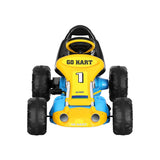 Ride On Cars: Rigo Kids Pedal Go Kart Ride On Toys Racing Car Plastic Tyre Blue