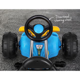 Ride On Cars: Rigo Kids Pedal Go Kart Ride On Toys Racing Car Plastic Tyre Blue