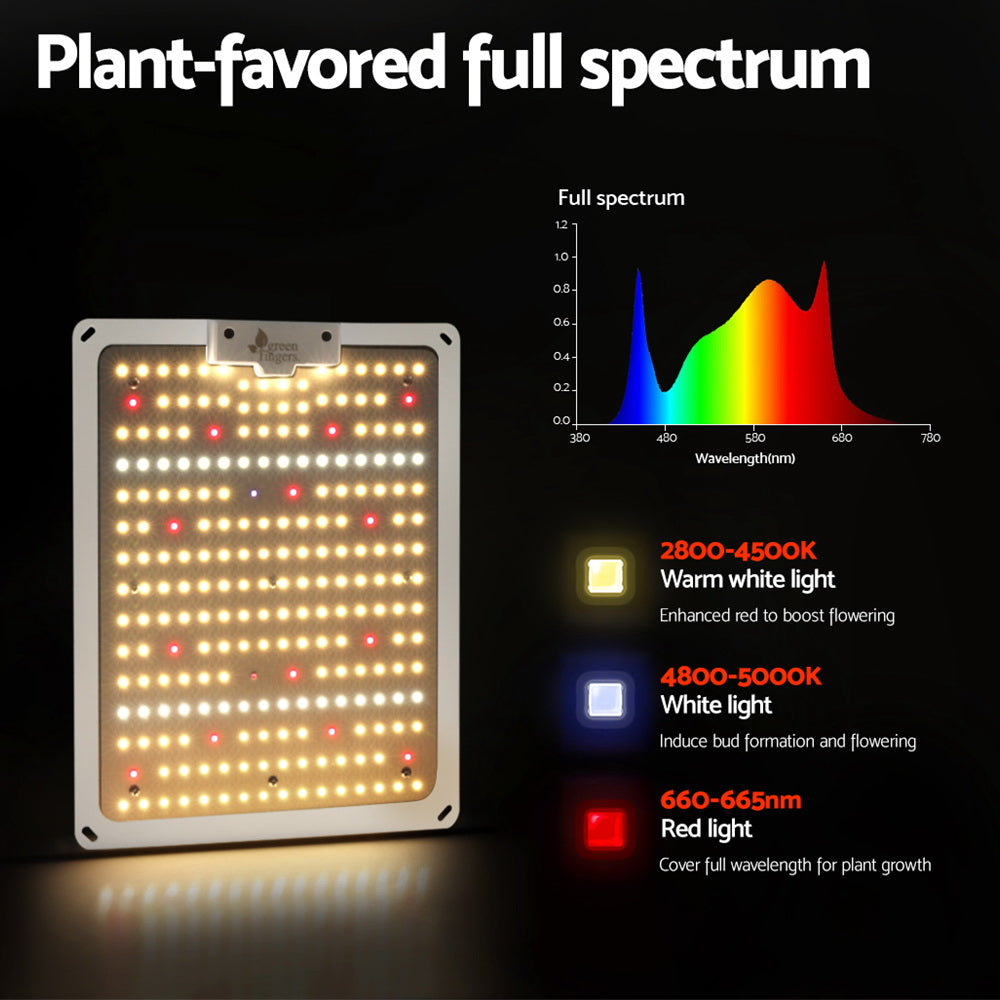 Greenhouses & Accessories: Green Fingers Max 1000W Grow Light LED Full Spectrum Indoor Plant All Stage Growth