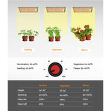Greenhouses & Accessories: Greenfingers Max 150W Grow Light LED Full Spectrum Indoor Plant All Stage Growth