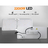 Greenhouses & Accessories: Greenfingers Max 220W Grow Light LED Full Spectrum Indoor Plant All Stage Growth