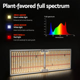 Greenhouses & Accessories: Green Fingers Max 3000W Grow Light LED Full Spectrum Indoor Plant All Stage Growth