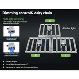 Greenhouses & Accessories: Green Fingers 7200W Grow Light LED Full Spectrum Indoor Plant All Stage Growth