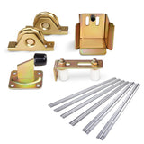 LockMaster Roller Guide Gate Opener Track Stopper Sliding Hardware Accessories Kit